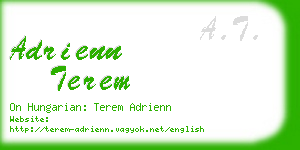 adrienn terem business card